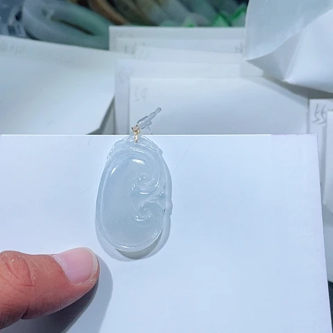 翡翠未镶嵌颈饰天然翡翠