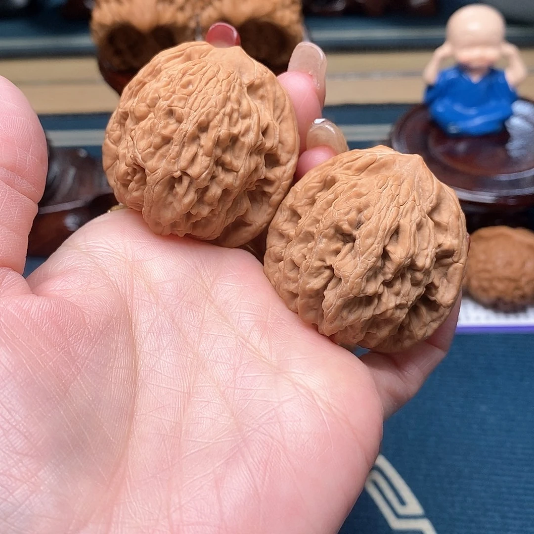 文玩核桃把件虎头41