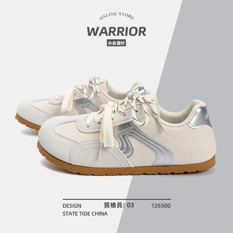 回力德训鞋女款2025新款夏季仙女风休闲鞋子学生百搭低帮平底女鞋