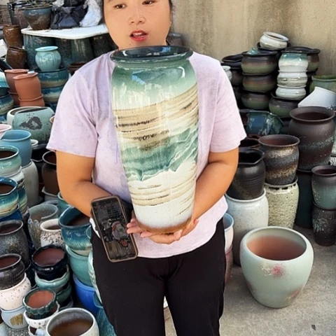 口17高40一个盆子。