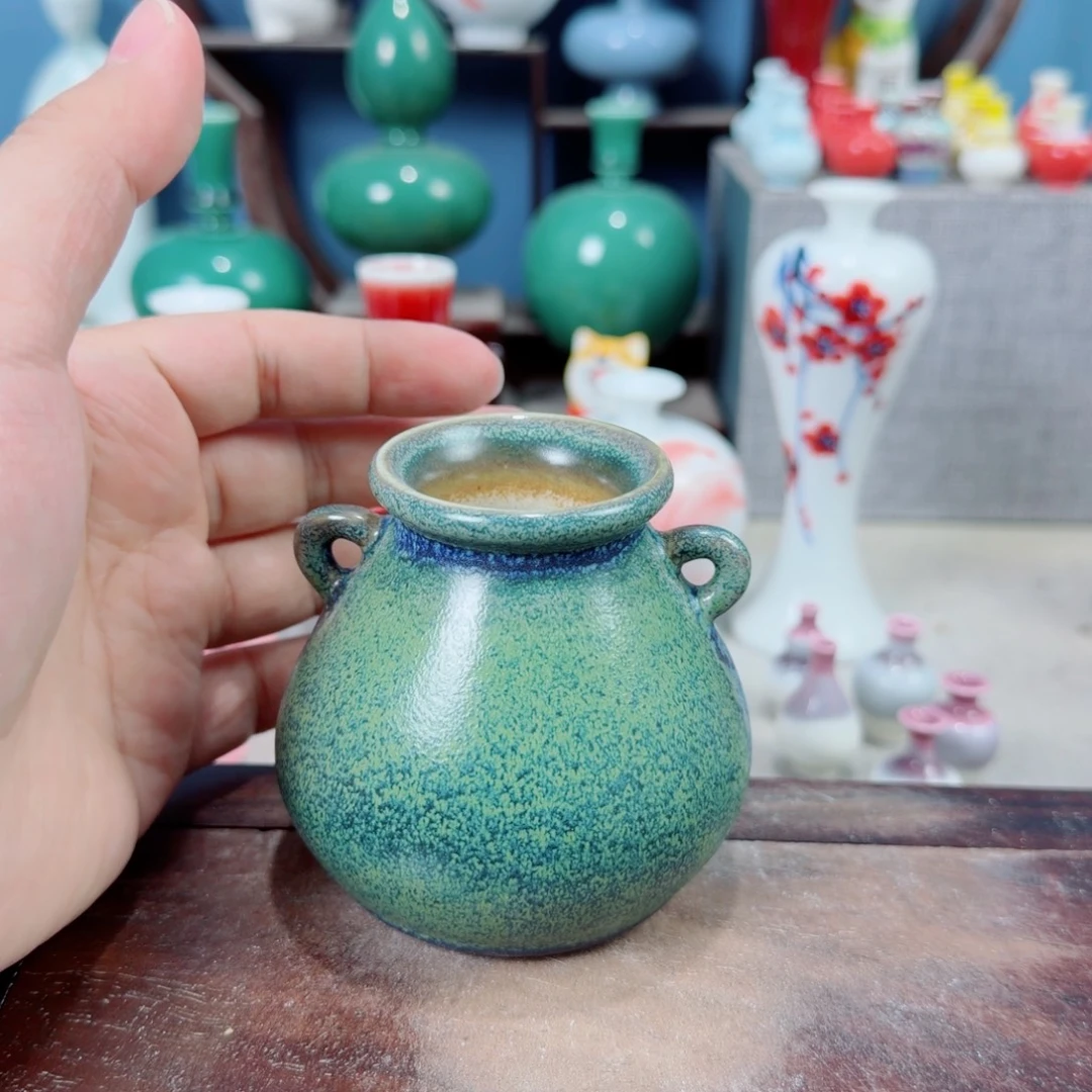 陶瓷手工小花器摆件