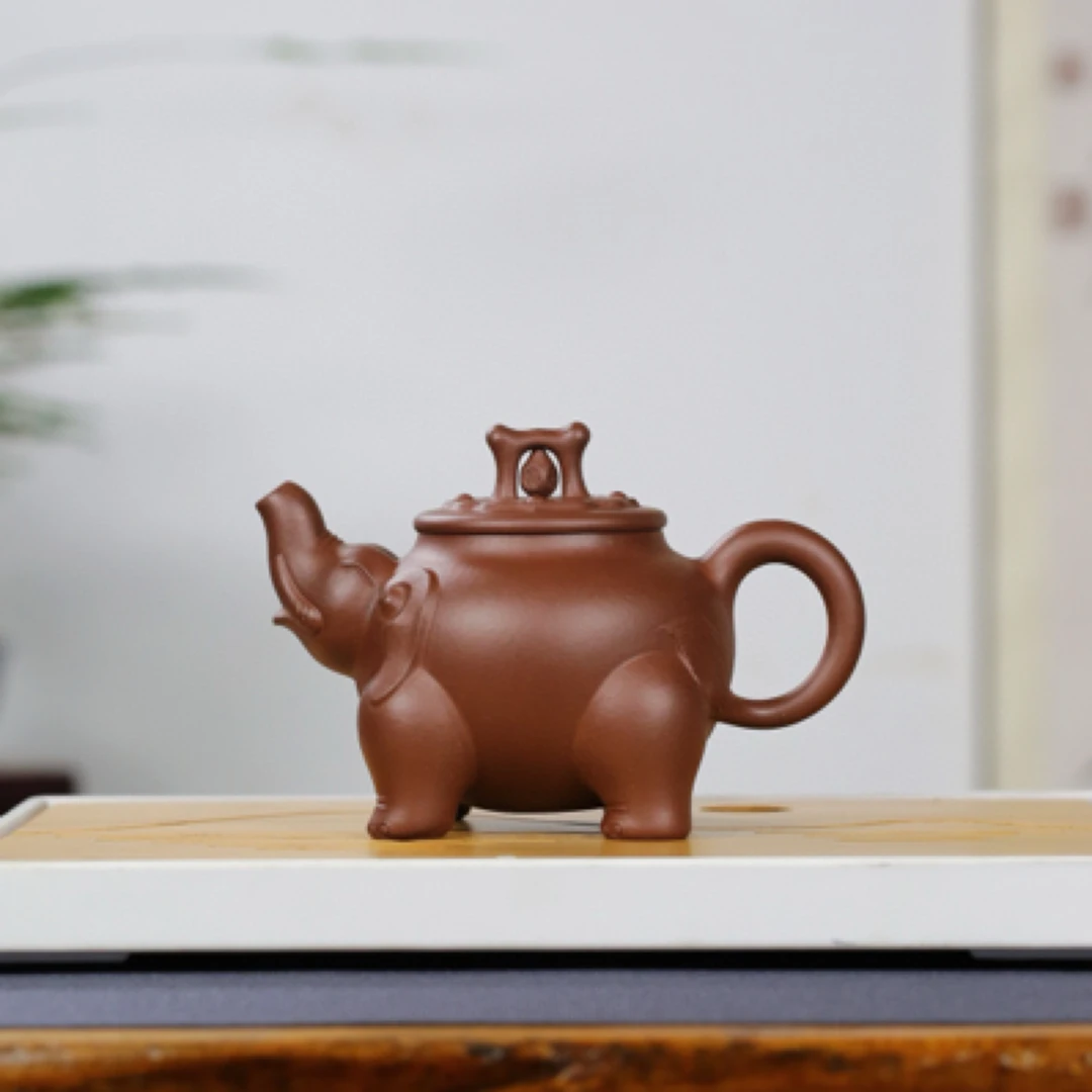 惠藏紫砂宜兴紫砂壶李元军全手工万象更新壶原矿底槽清230cc