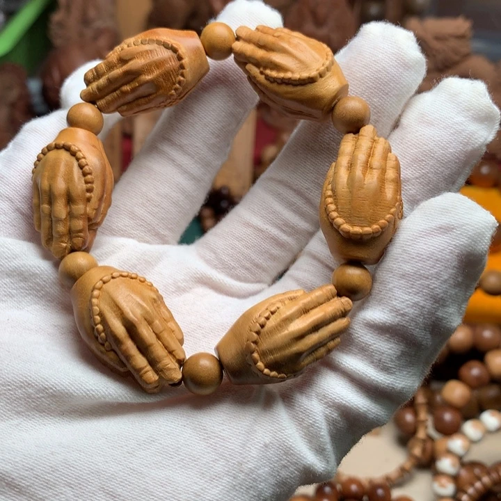 檀香木手串/手链老山檀佛手手串
