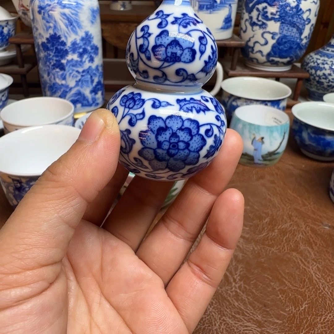 陶摆件今天晚上的月亮很圆