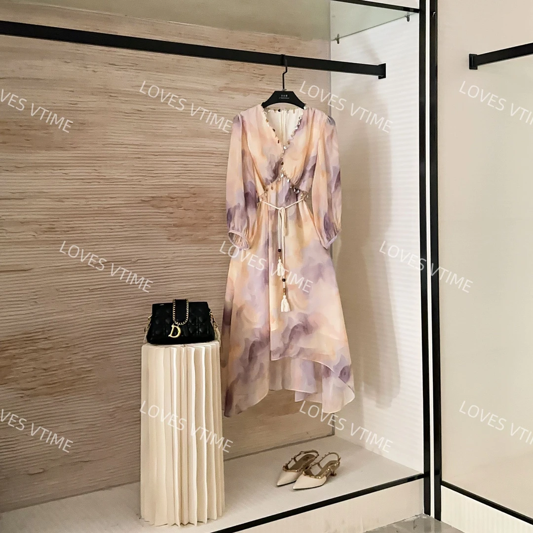 【57】【大薇】夏季时尚设计师法式轻奢小众高级感显瘦连衣裙CO-194