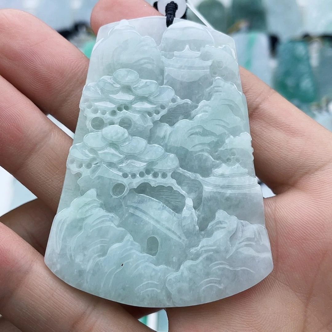 颈饰未镶嵌翡翠翡翠