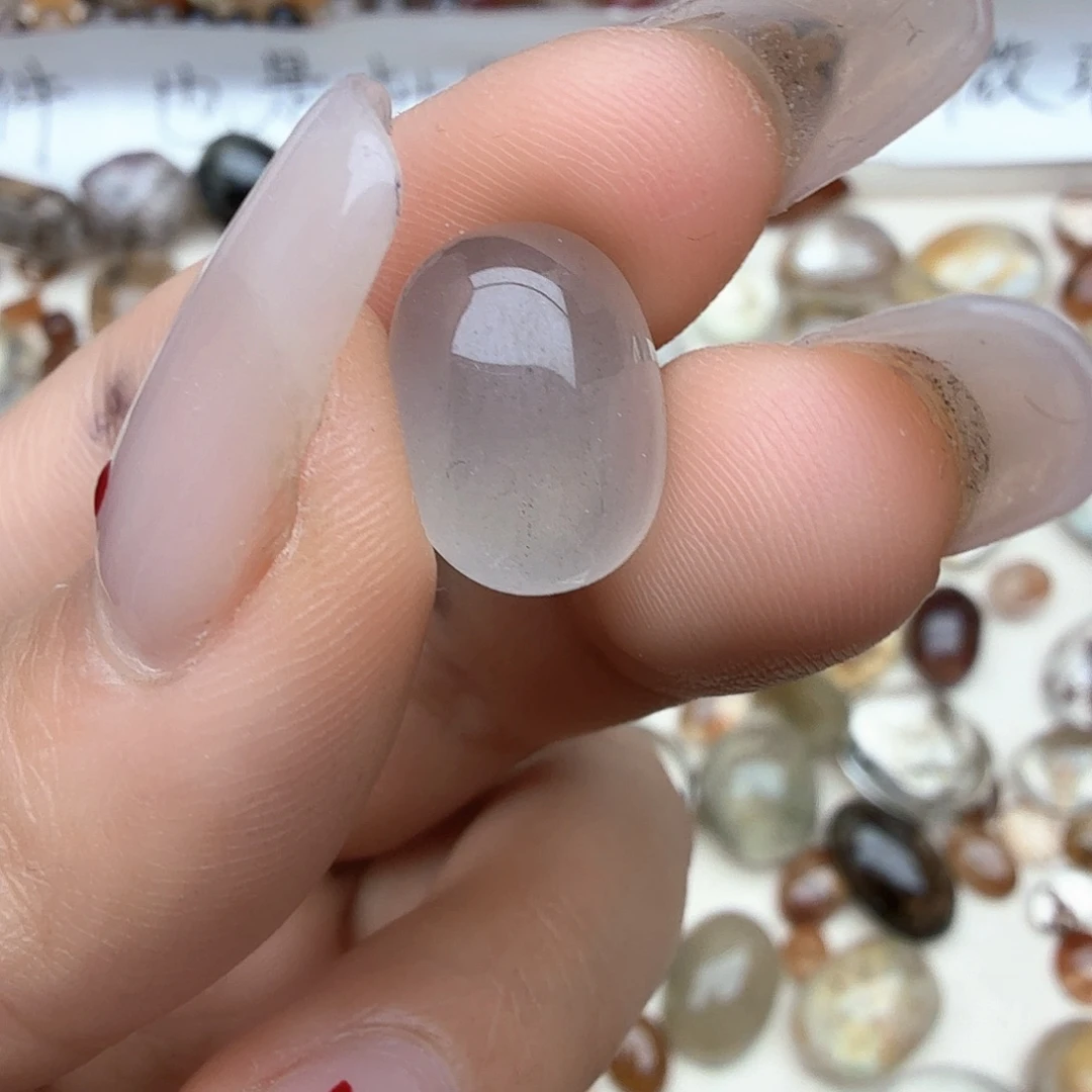清***源水晶未镶嵌珠宝半成品