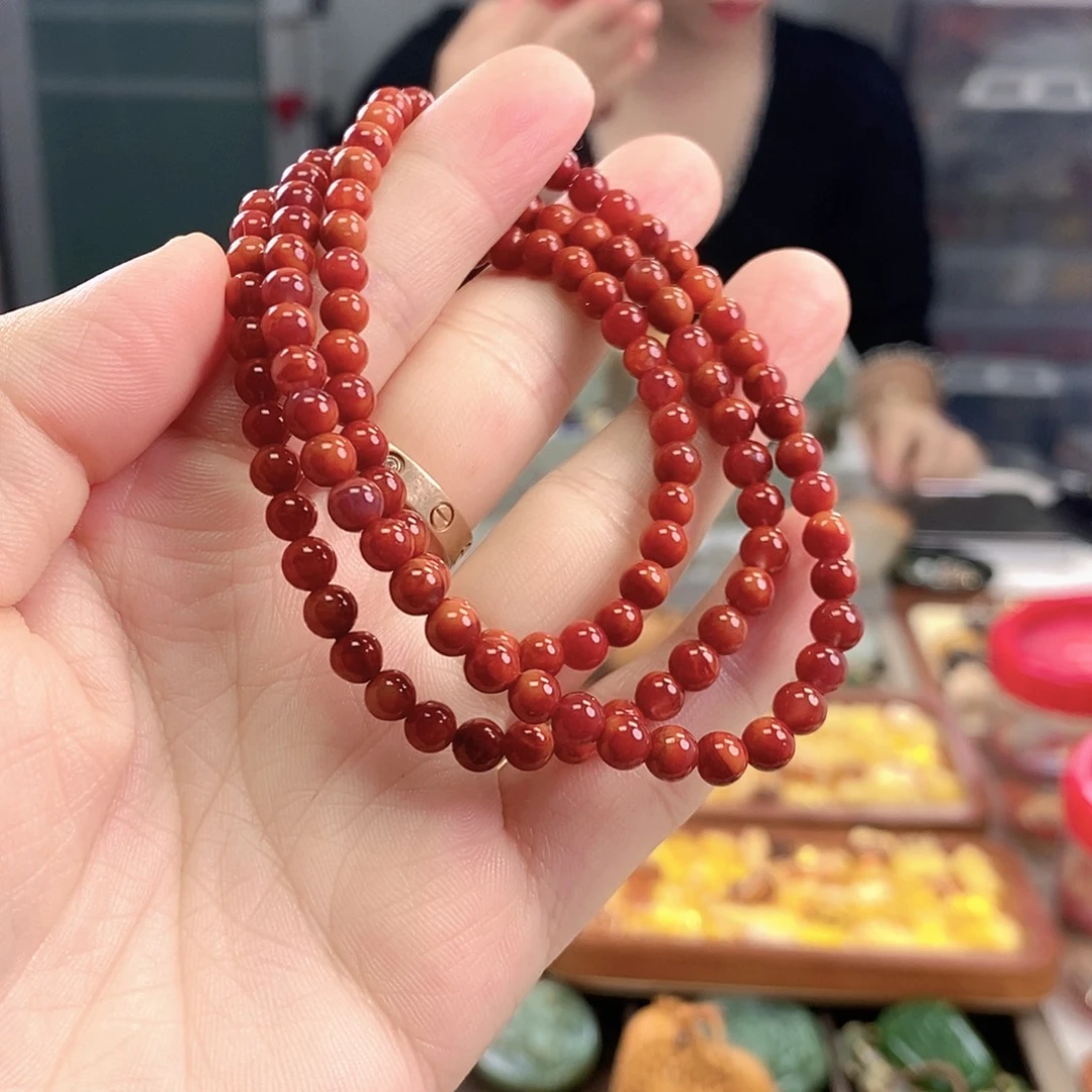 S***y南红玛瑙合金颈饰