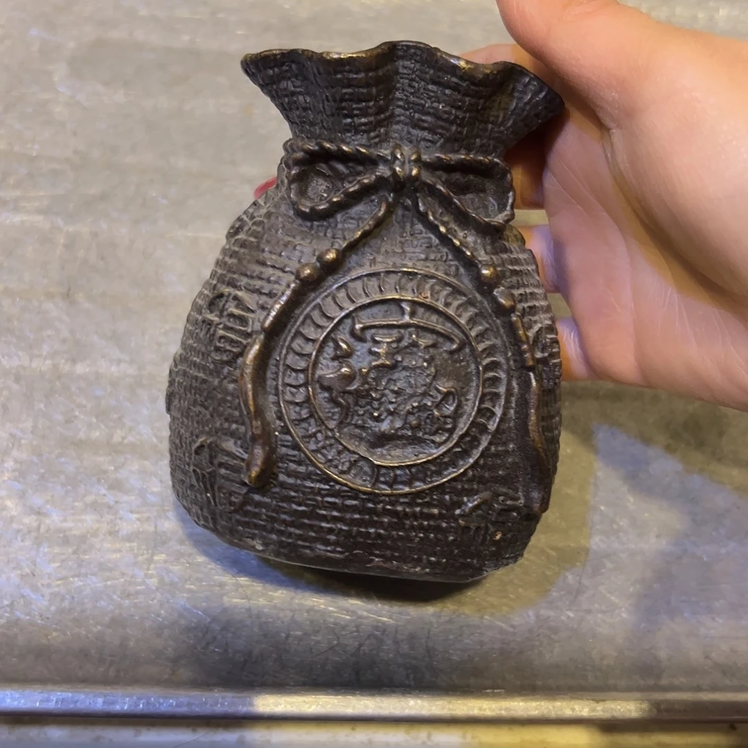 黄铜摆件，文房摆件