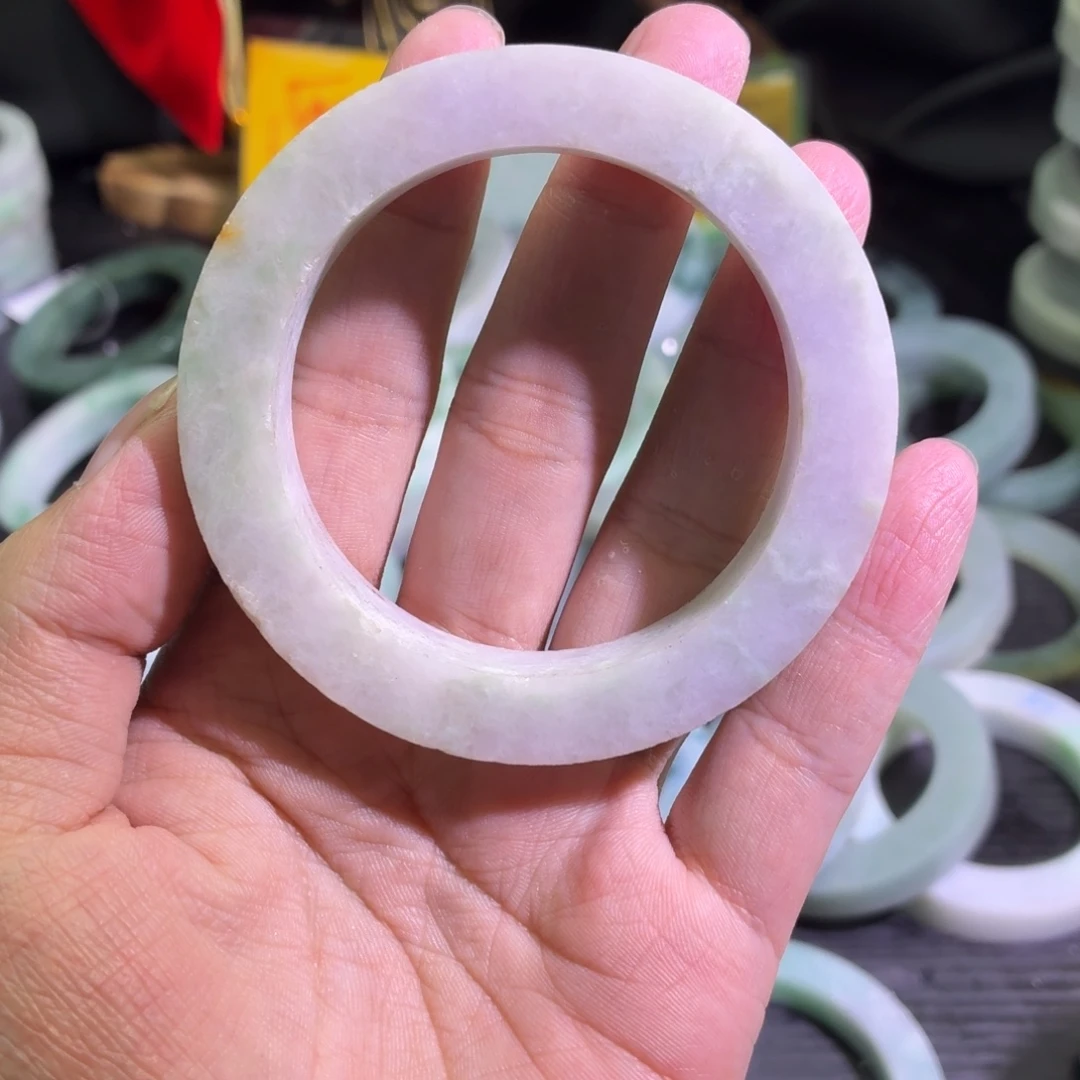定制翡翠未镶嵌天然翡翠A货毛胚手镯定制