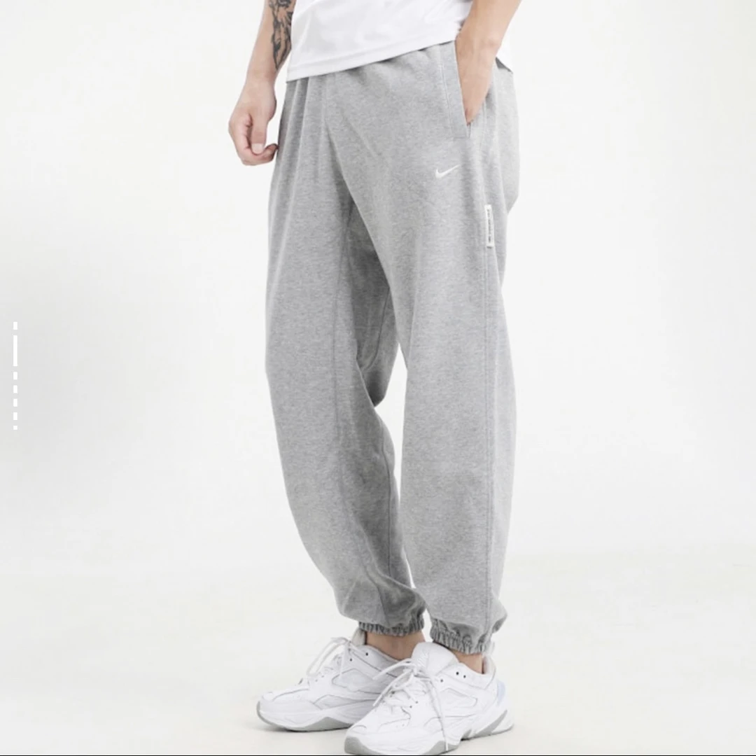 NIKE耐克裤子男裤春夏新款男士灰色卫裤休闲长裤宽松运动裤CK6366