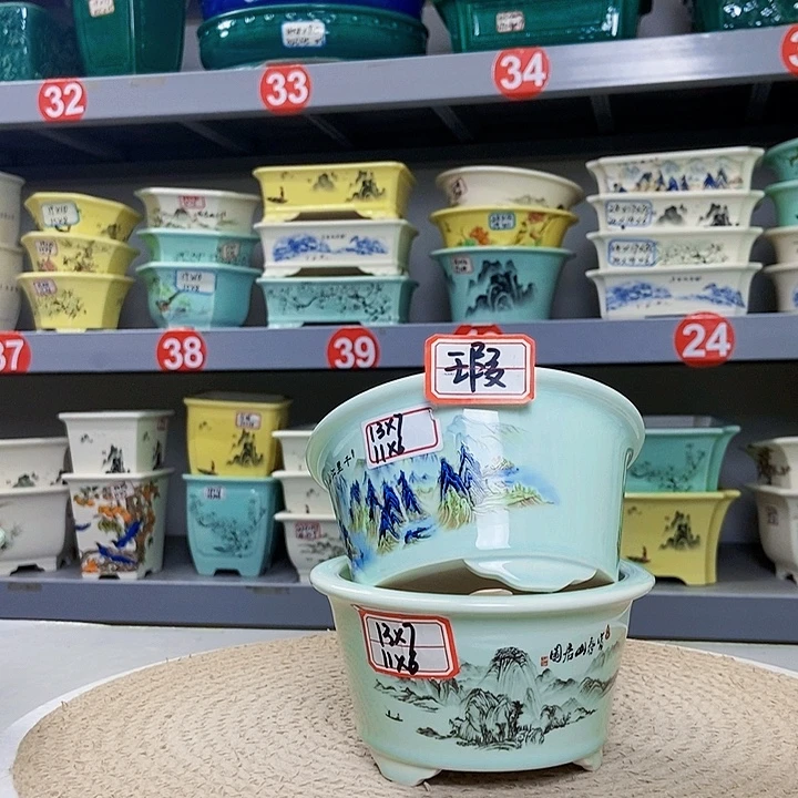 紫砂花瓶紫砂花盆