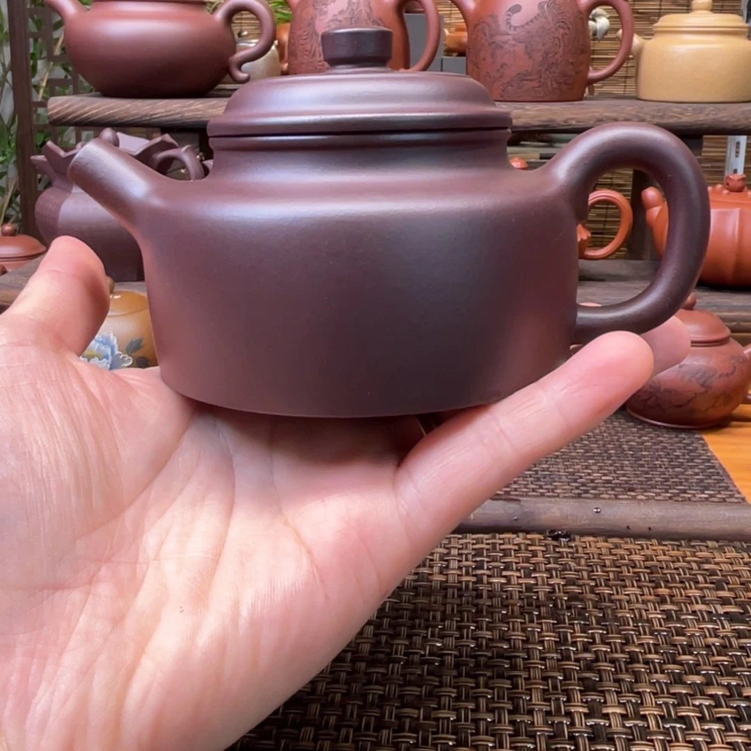 紫砂茶壶宜兴原矿紫砂手工制全170