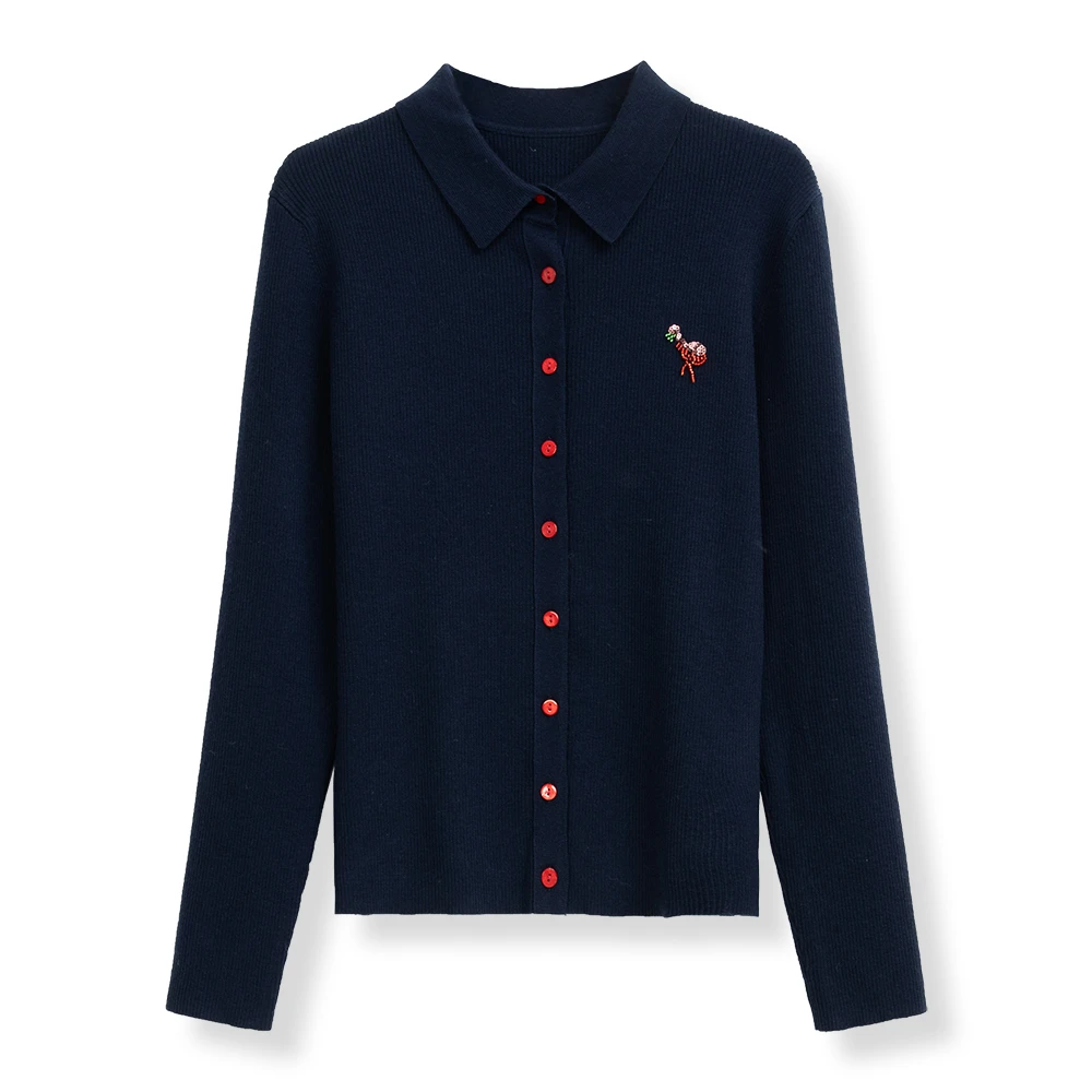 【维维专属】轻奢设计感女士针织羊毛开衫百搭气质3267-344-5767