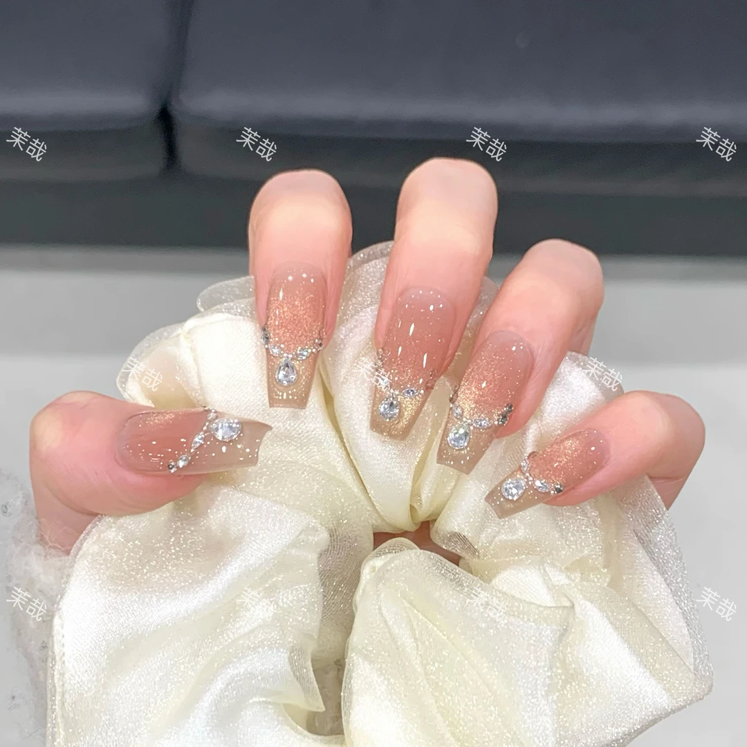 茉哉KK【星河赴梦】纯手工定制美甲拆卸穿戴甲A3552
