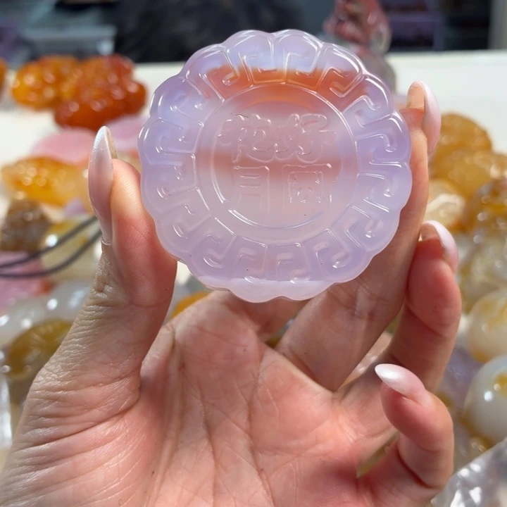 玛瑙/玉髓未镶嵌吊坠(不含链)