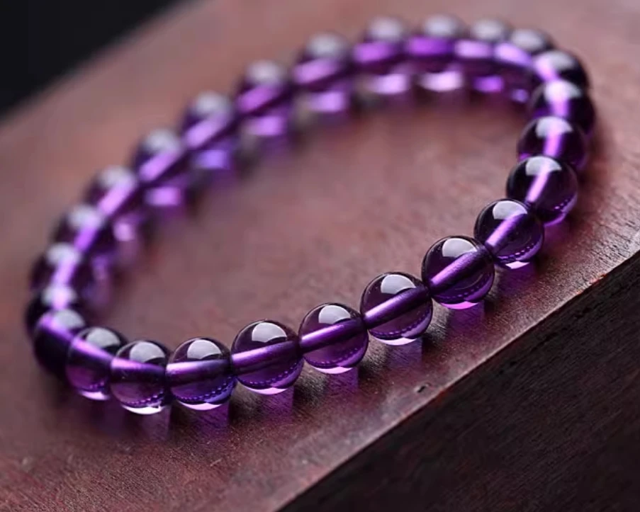 紫水晶制品手链10MM+