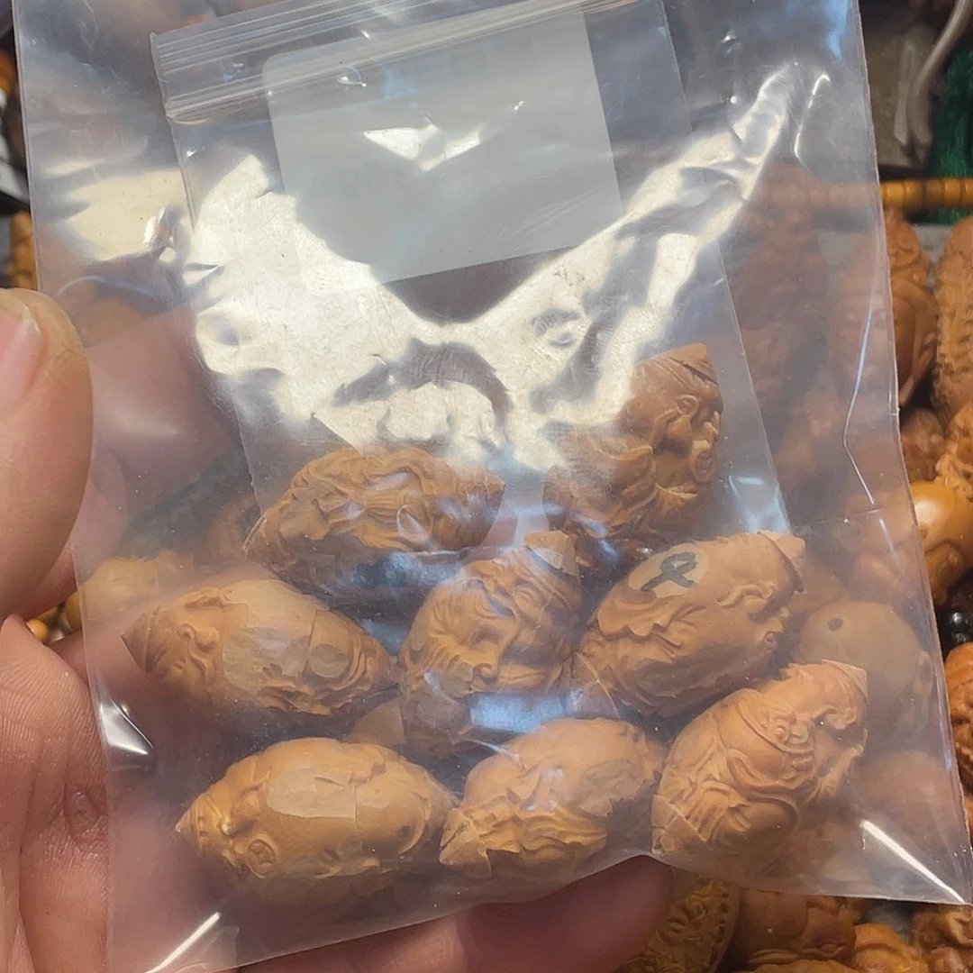 橄榄核手串/手链瑕疵财神爷369