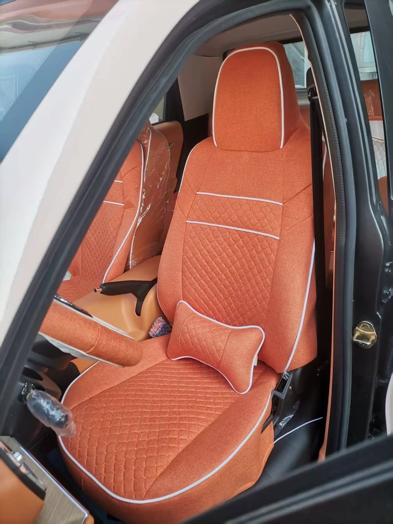 龙启D20新款座套航空座椅四季亚麻座套全包座椅套实用汽车用品