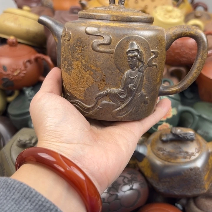 蓦***首紫砂茶壶紫砂壶紫砂