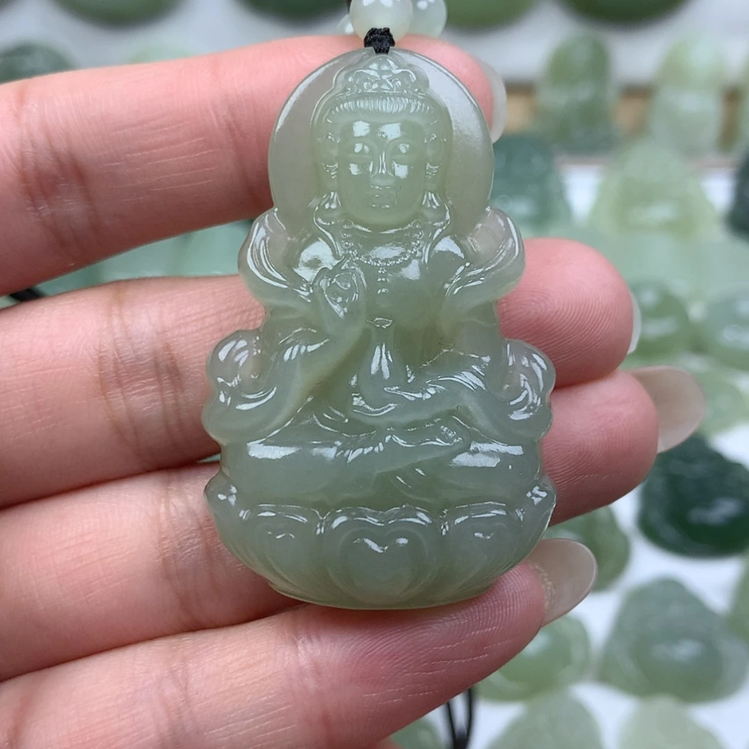 【闪购商品】颈饰未镶嵌和田玉铿**瑰