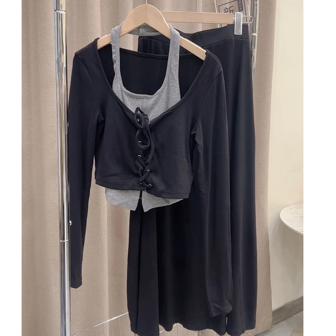 『时尚套装Y』时尚百搭休闲舒适简约潮流套装6608