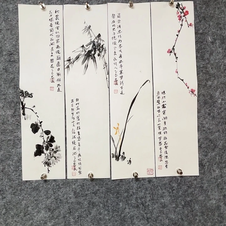 国画闲堂春民国画作品