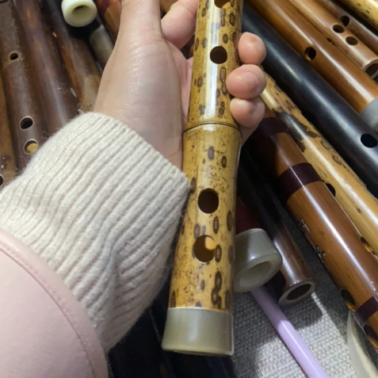 老料斑竹古风竹笛专业演奏零基础初学者入门乐器