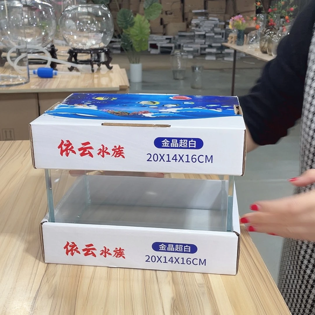 金晶超白裸缸透明20长