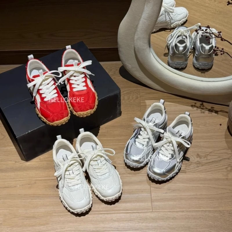 KeKe【夏天】6cm跟高 小个子开模定制内增高夏季厚底网面透气德训鞋