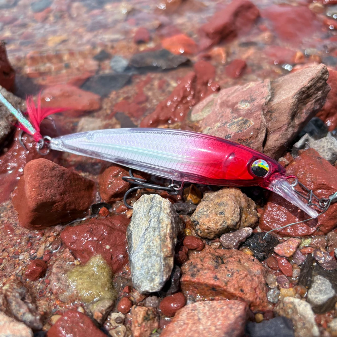 浮水米诺路亚饵假饵游侠系列带响珠13g特氟龙6066-4x三本钩翘嘴饵