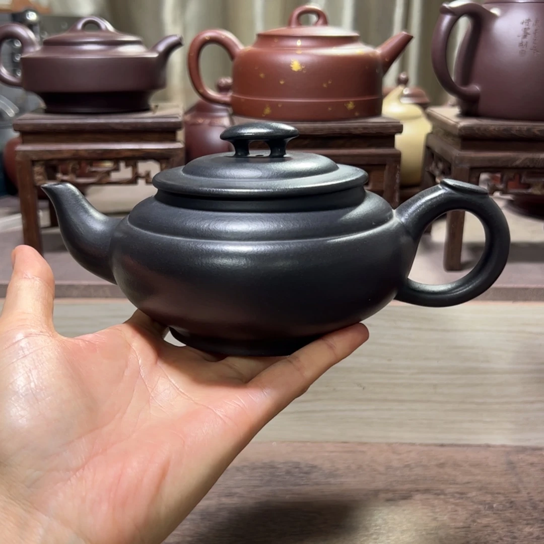 日***烫茶壶紫砂上新桥底槽清还原烧