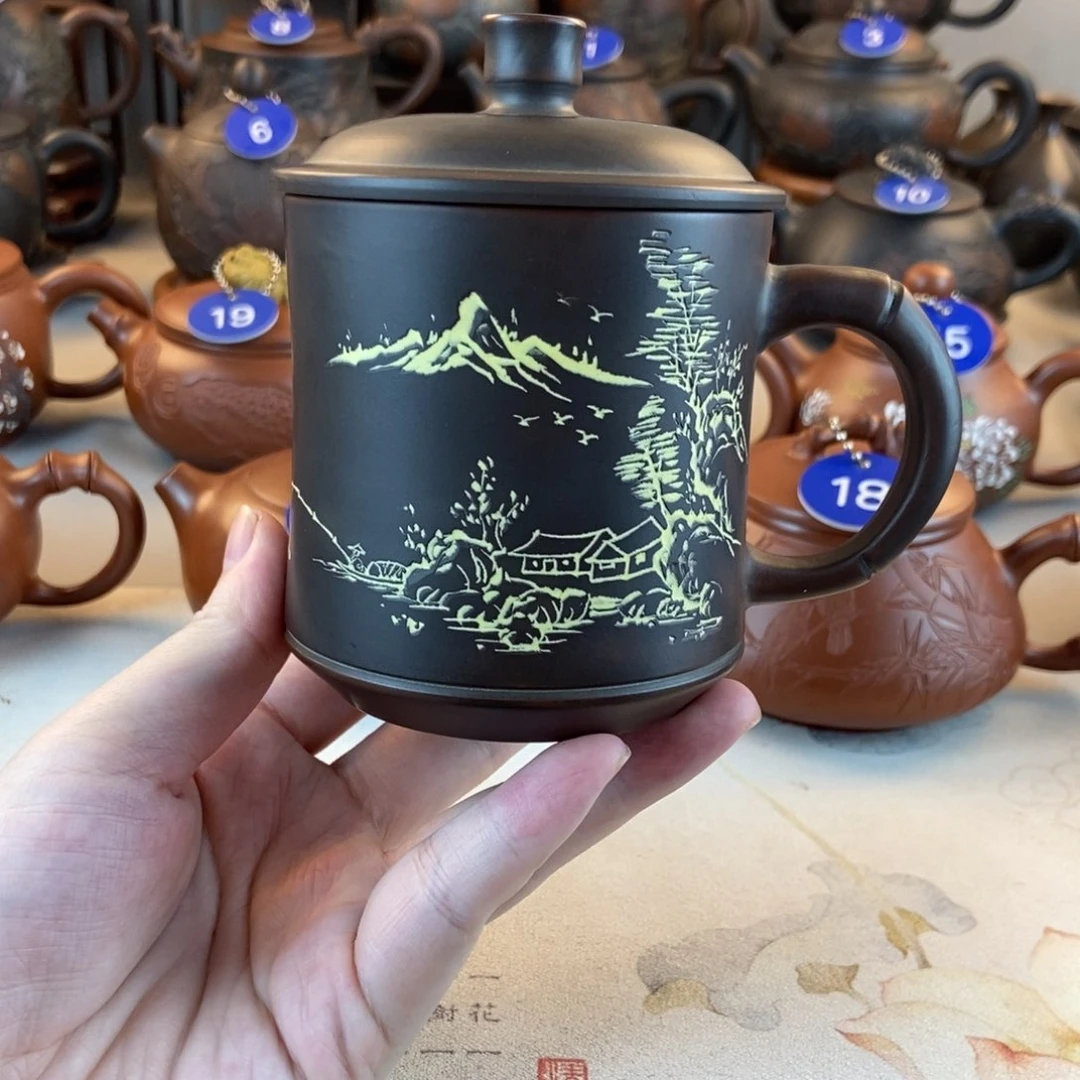 坭兴陶 办公杯 水杯 300cc