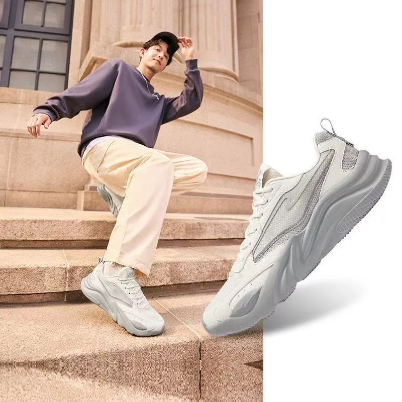 【杰哥盟专属】桀骜3丨鸿星尔克网面软底减震轻便休闲鞋51125102393