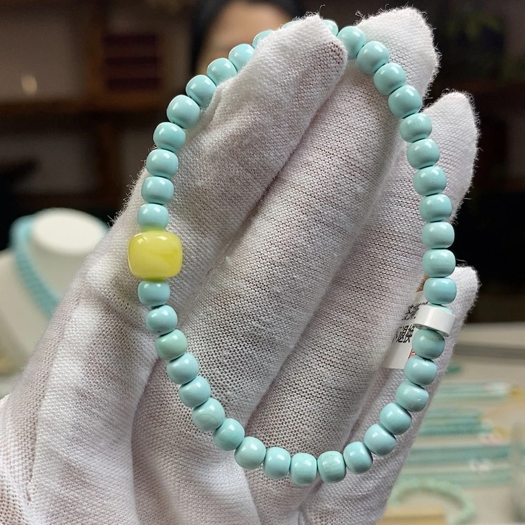 绿松石A15老型单圈卡4.8未镶嵌