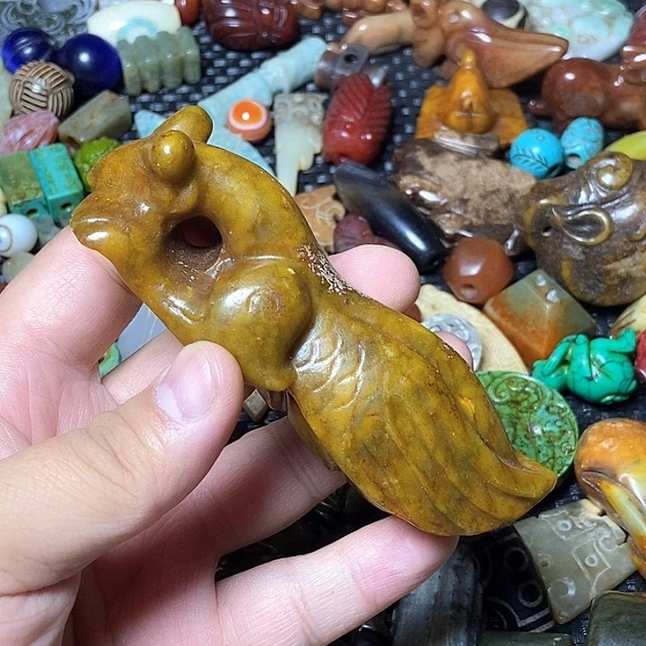 和田玉未镶嵌颈饰67