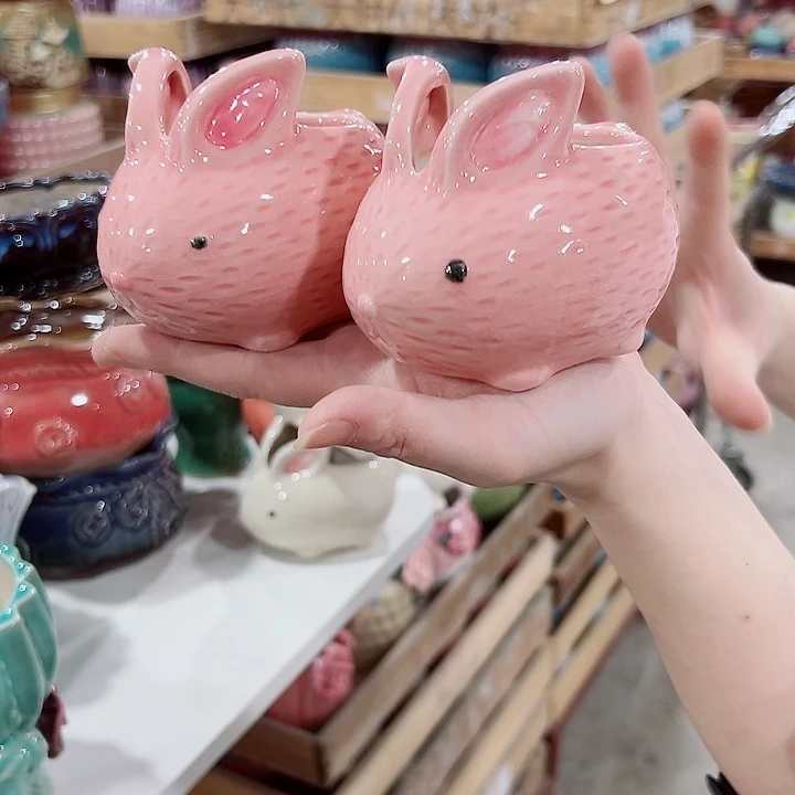 有孔，满10元发货多肉陶瓷花盆