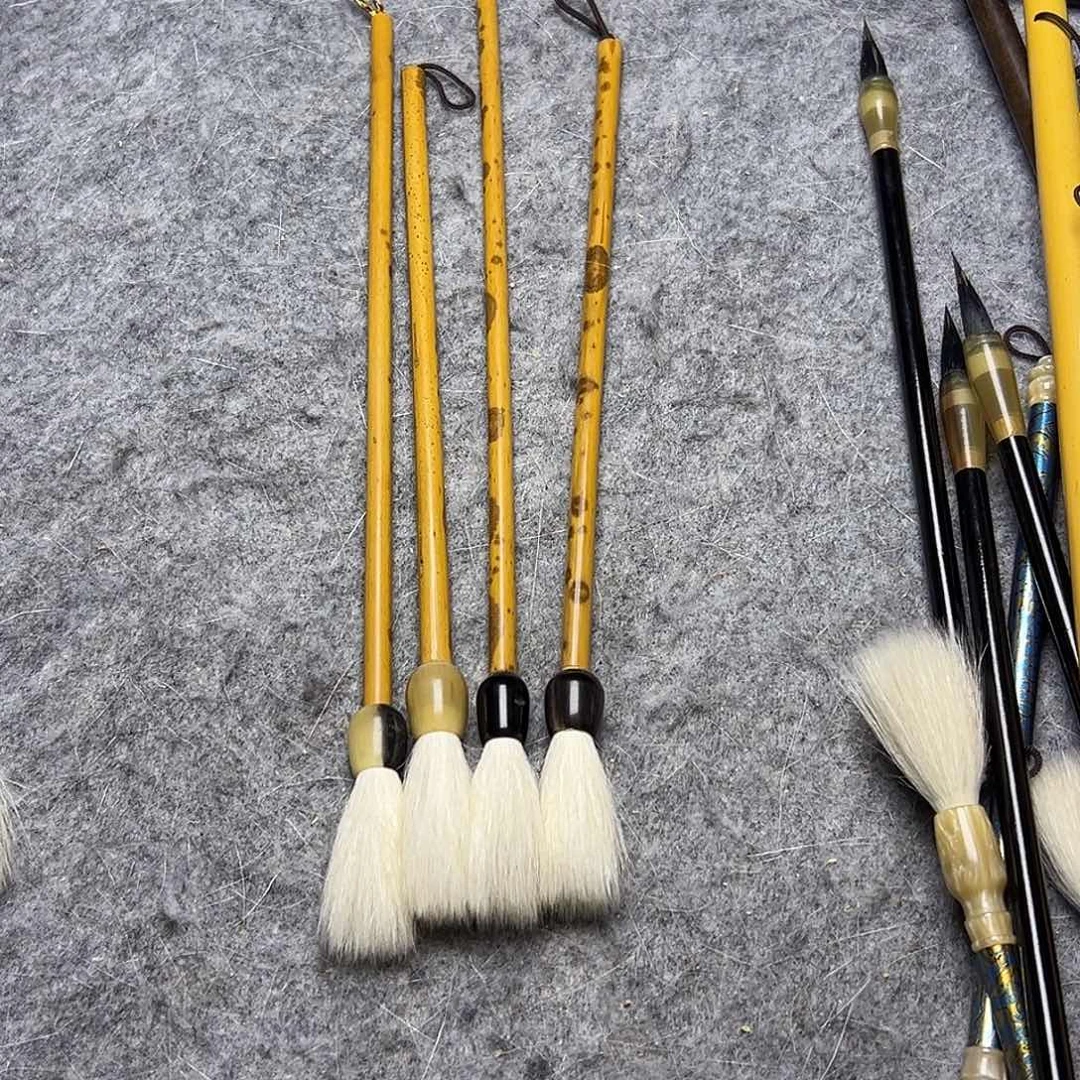 羊2只 出锋4 口径0.9 微暇杆如图只能清水试笔