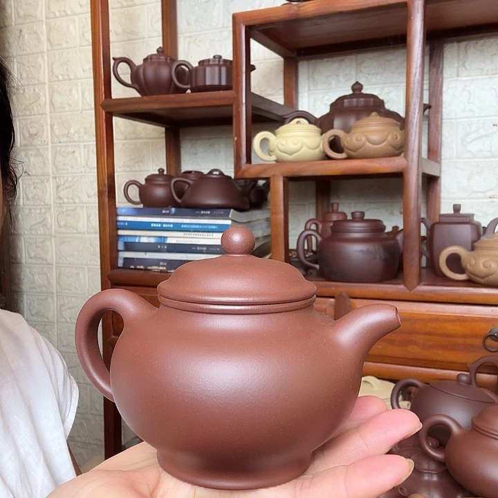 茶壶紫砂掇只300cc底槽清精工半手