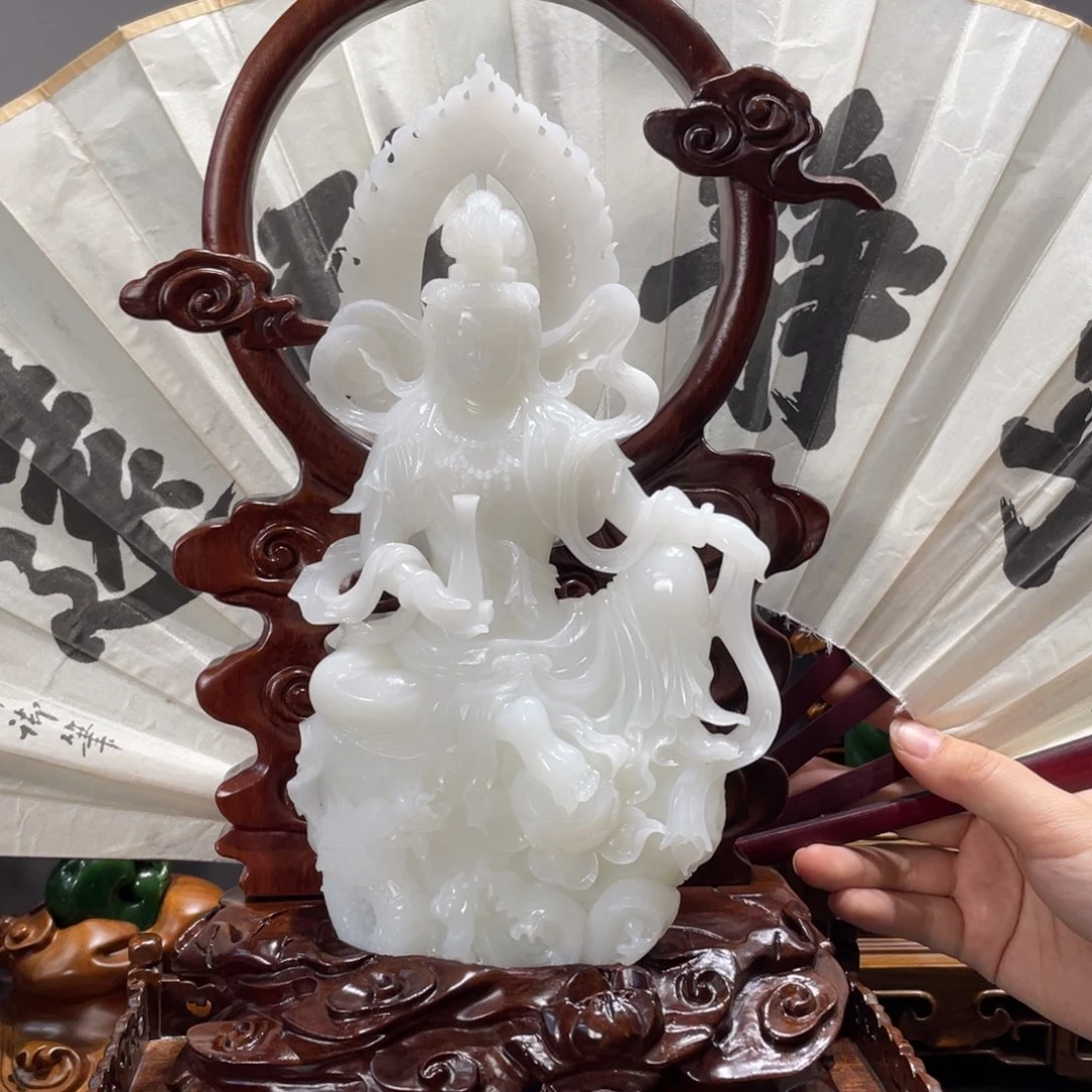 和田玉未镶嵌摆件