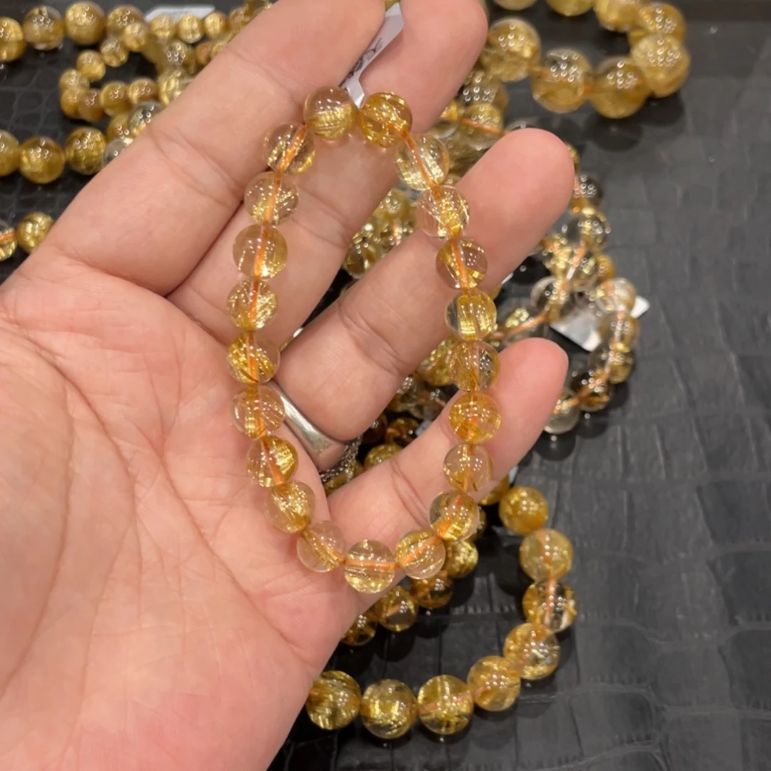 感***悟水晶手链未镶嵌aaa0123钛晶