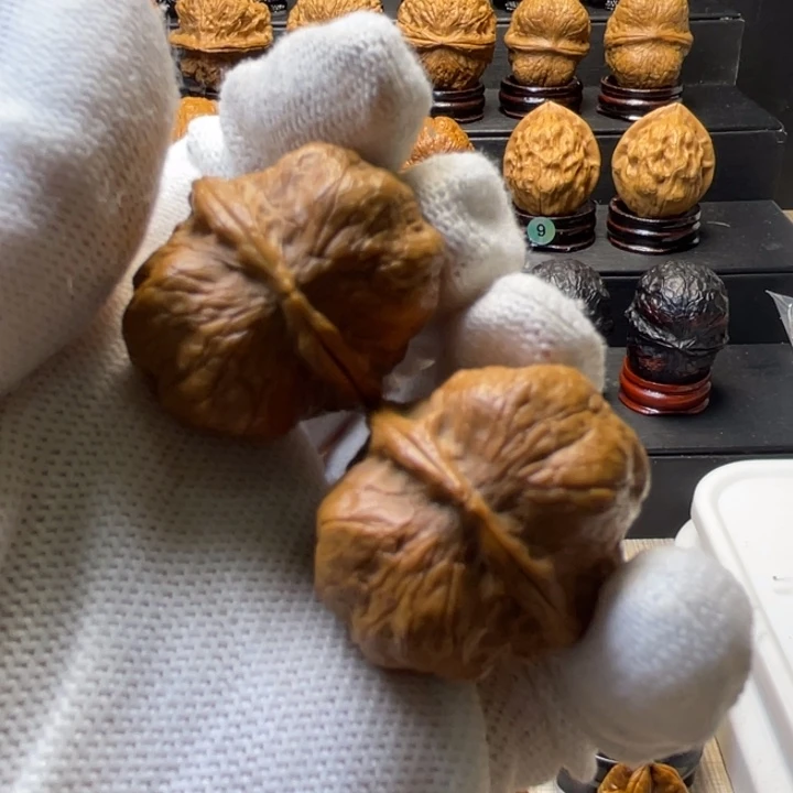 文玩核桃把件Y11小玉蟾32尺