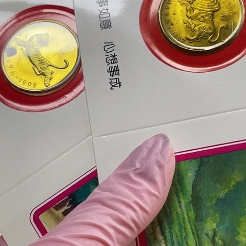 其他普通金属牛，虎各一个纪念章