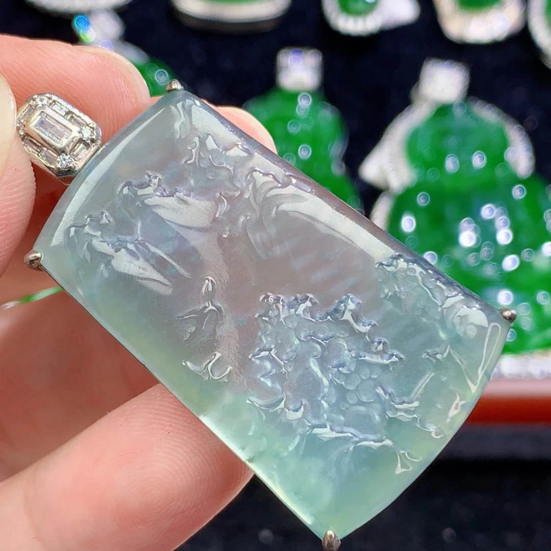 颈饰未镶嵌翡翠翡翠