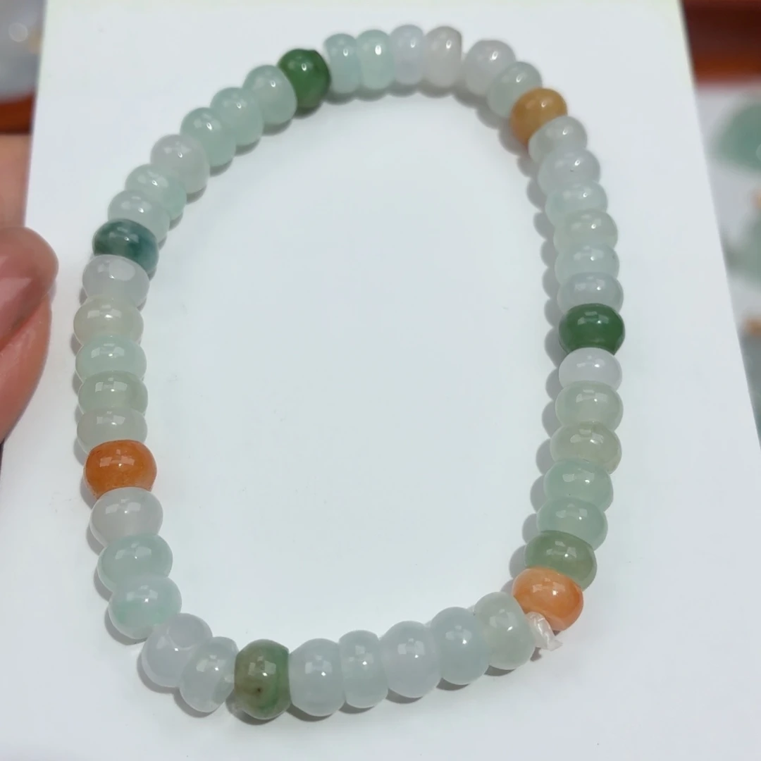 翡翠未镶嵌手链卡6