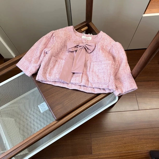 【编号642】G22689-09-小香风外套粉色-格调记忆