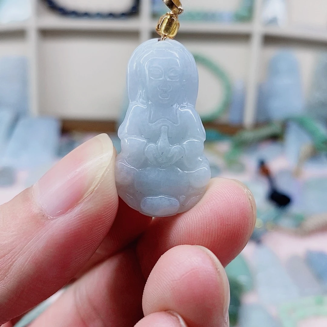 吊坠(不含链)未镶嵌翡翠天然