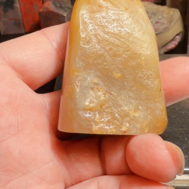 天***鸣昌化石昌化田黄印石