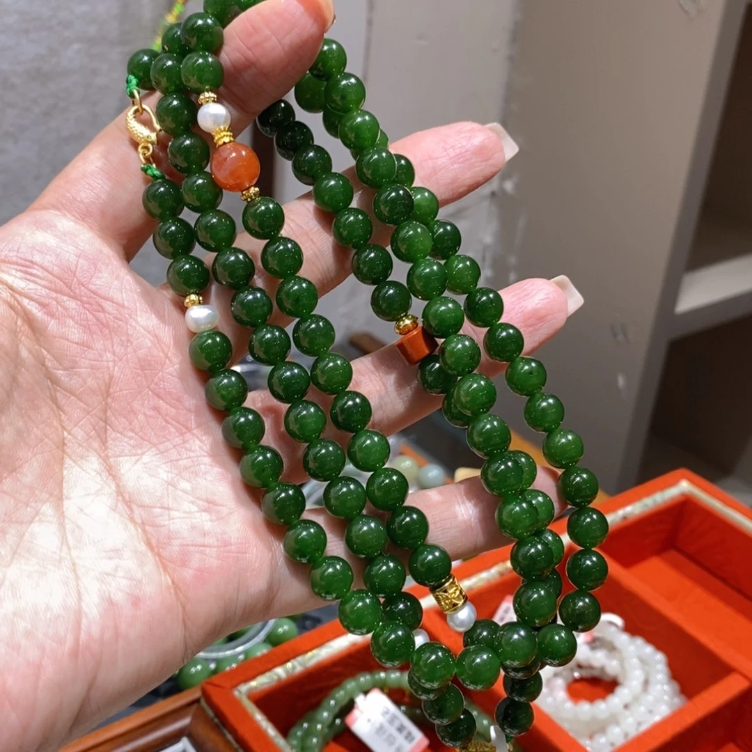 和田玉未镶嵌手链