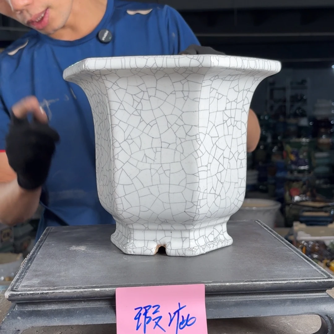 一风堂石湾花盆 内18*20微瑕